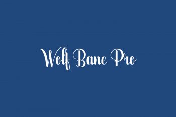 Wolf Bane Pro Free Font