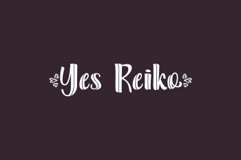 Yes Reiko Free Font