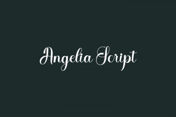 Angelia Script Free Font