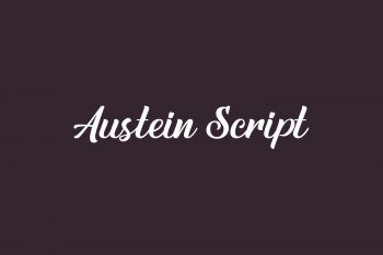 Austein Script Free Font
