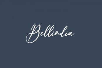 Bellindia Free Font