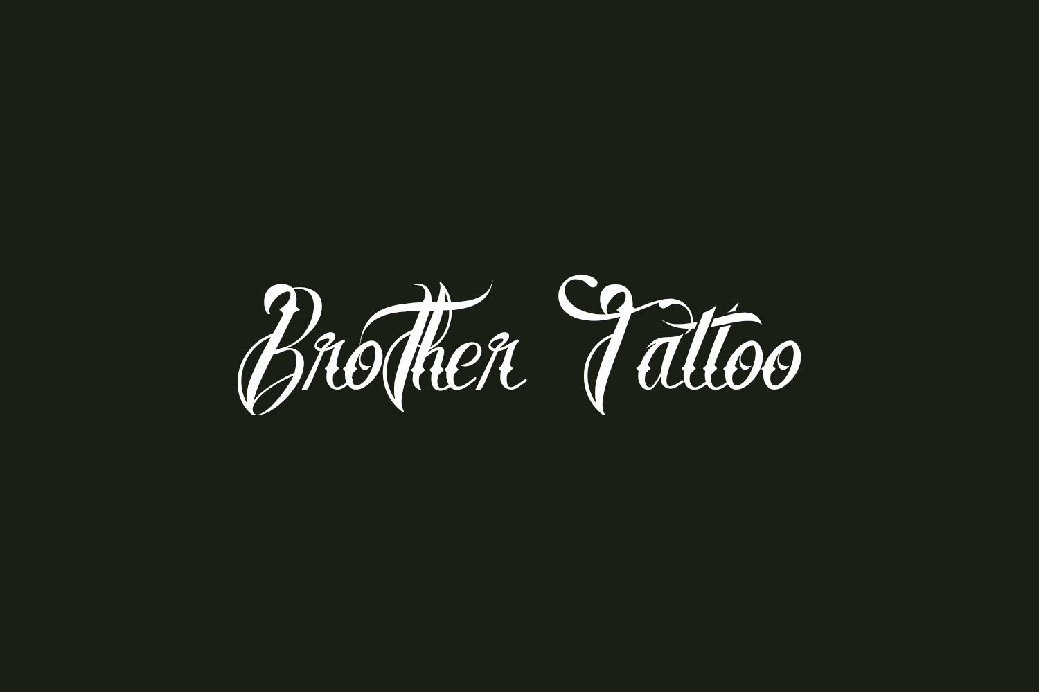 Brother Tattoo Free Font