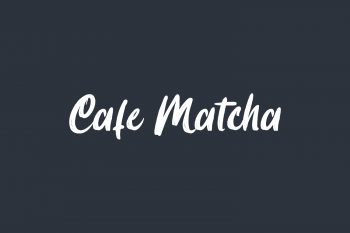 Cafe Matcha Free Font