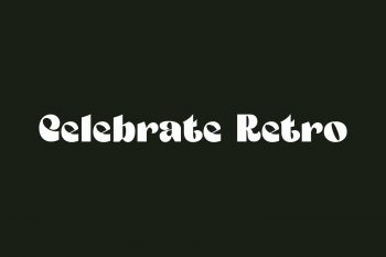 Celebrate Retro Free Font