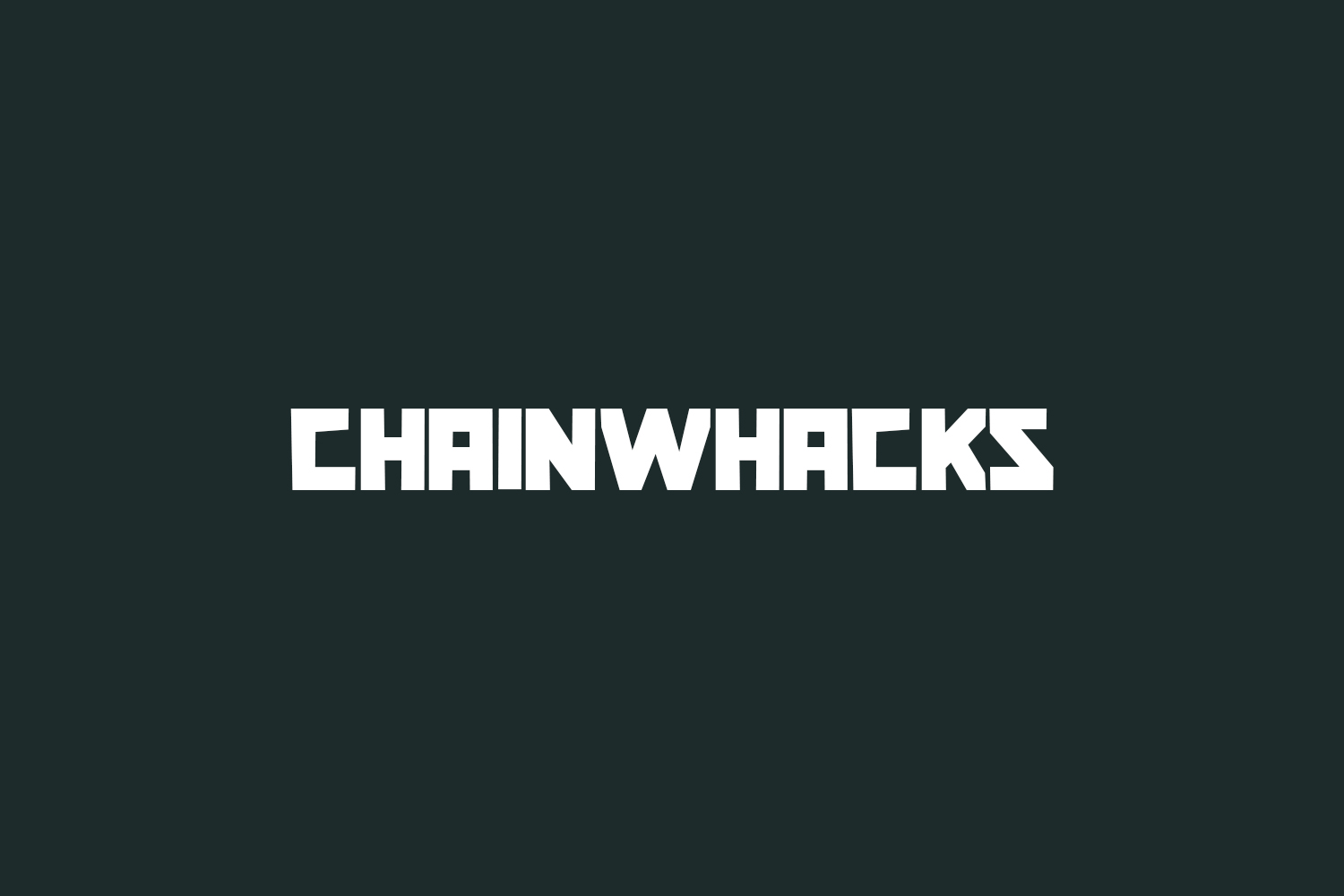 Chainwhacks Free Font