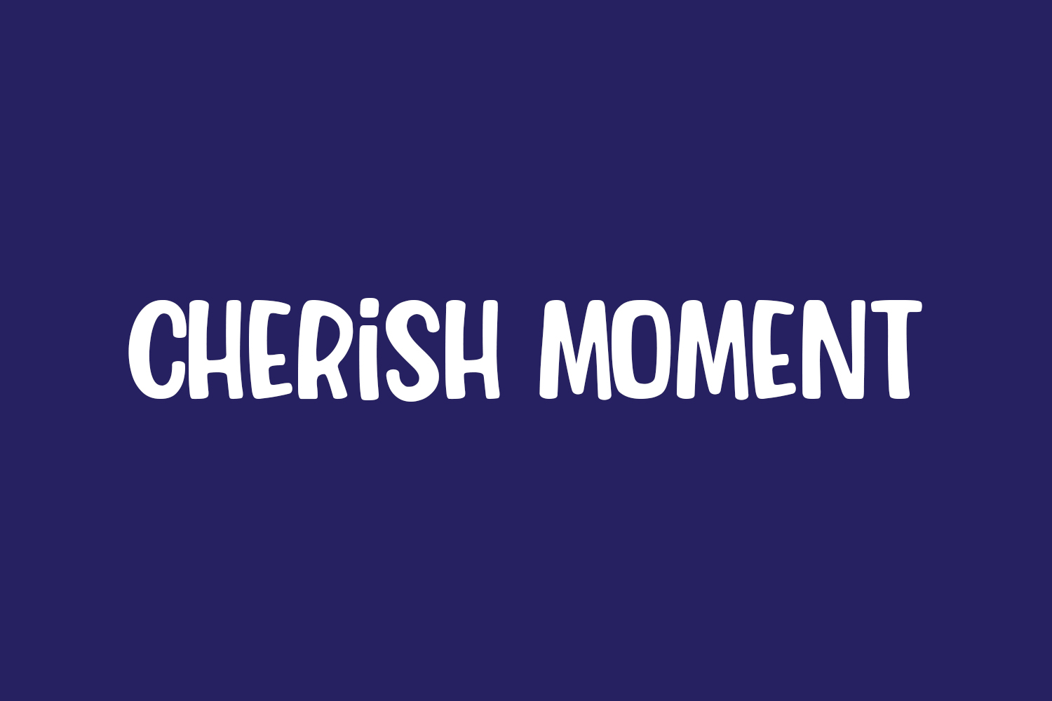 Cherish Moment Free Font