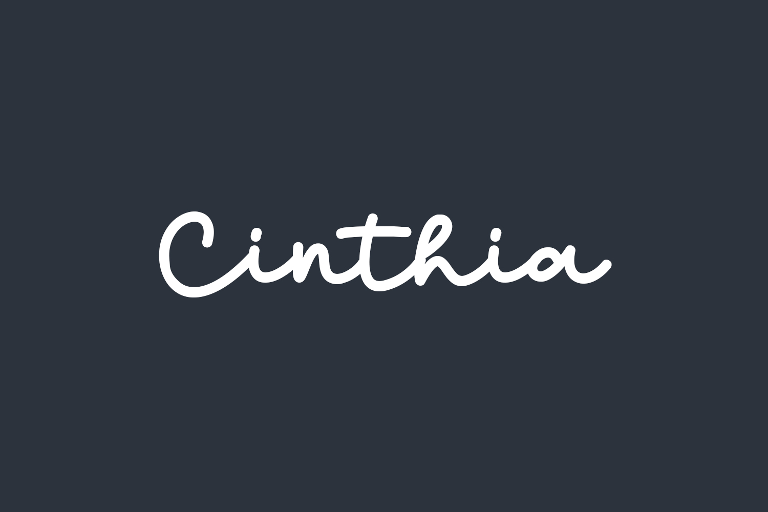 Cinthia Free Font