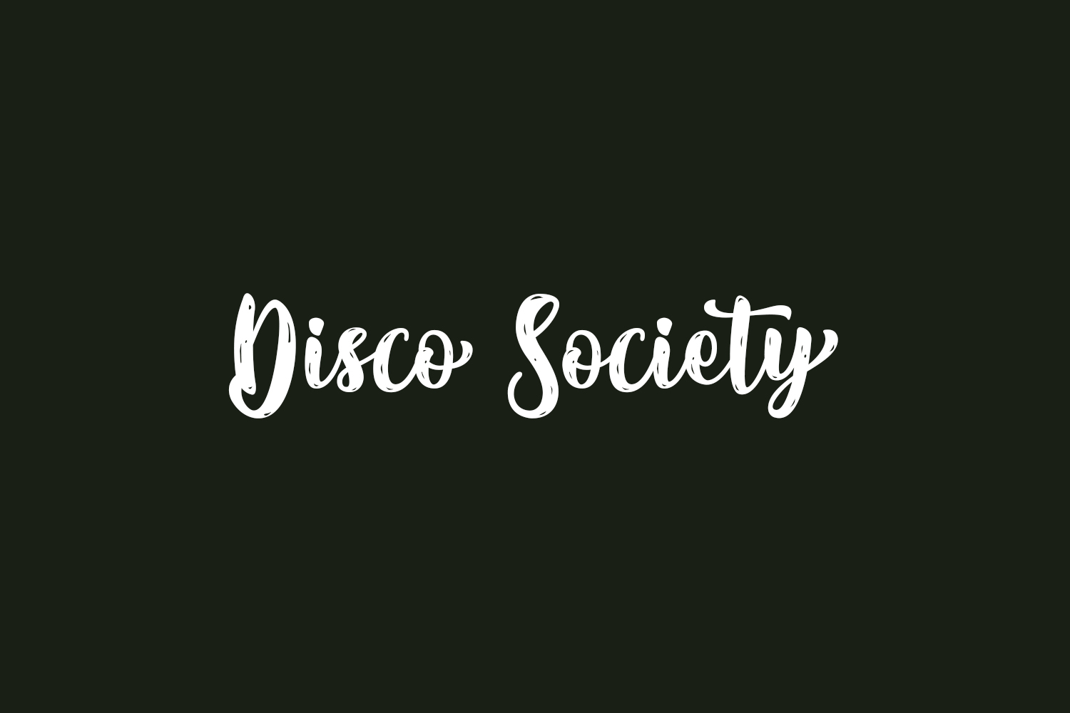Disco Society Free Font