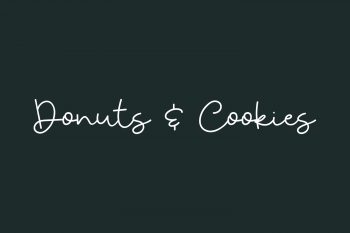 Donuts & Cookies Free Font