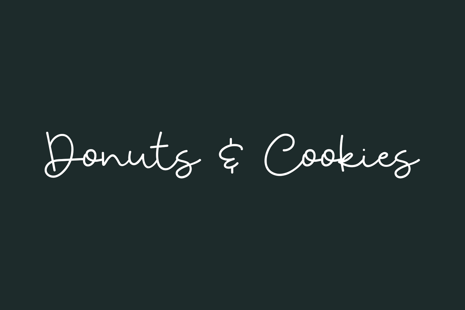 Donuts & Cookies Free Font