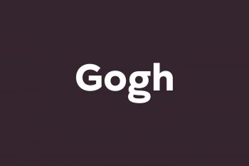 Gogh Free Font