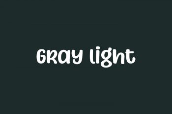 Gray Light Free Font