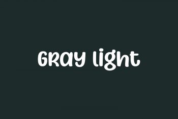 Gray Light Free Font