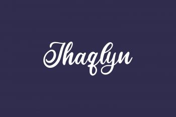 Jhaqlyn Free Font