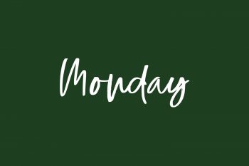 Monday Free Font