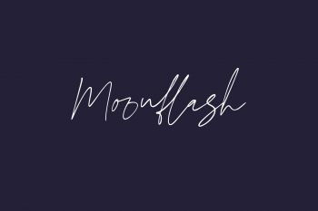 Moonflash Free Font