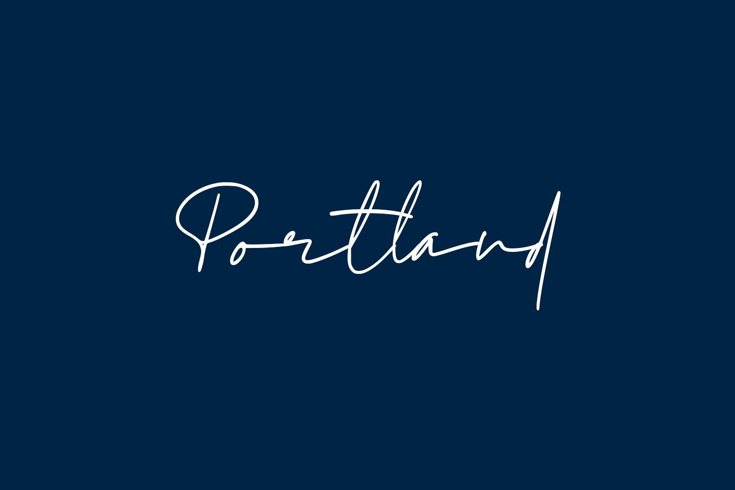 Portland Free Font