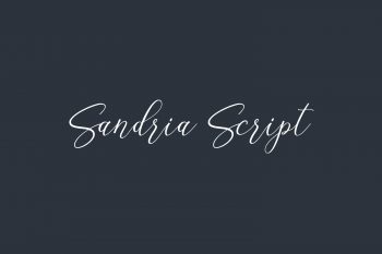 Sandria Script Free Font