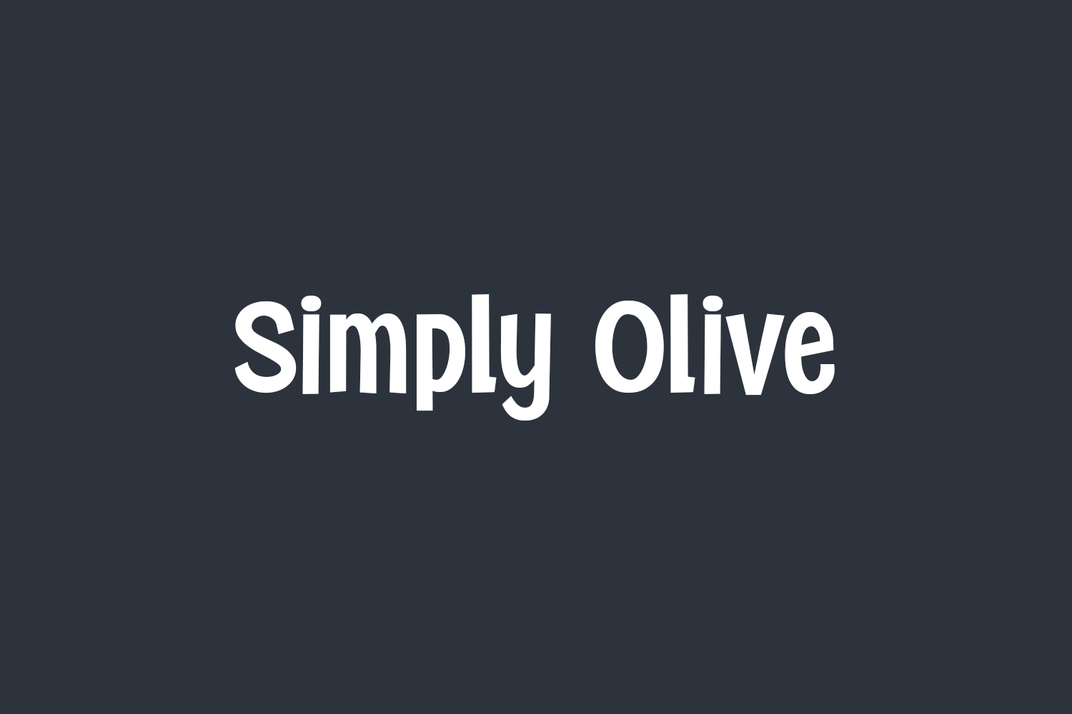 Simply Olive Free Font