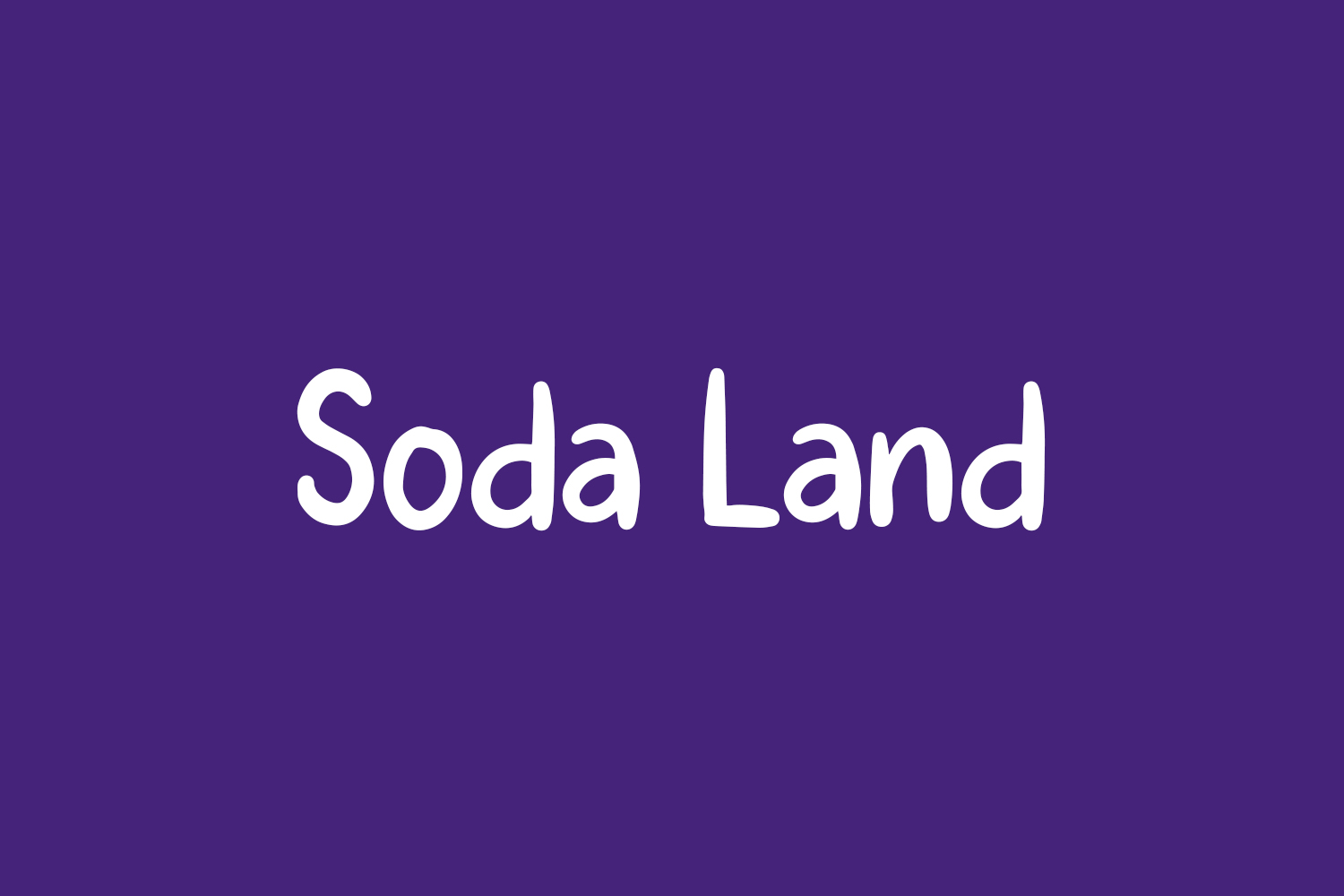Soda Land Free Font