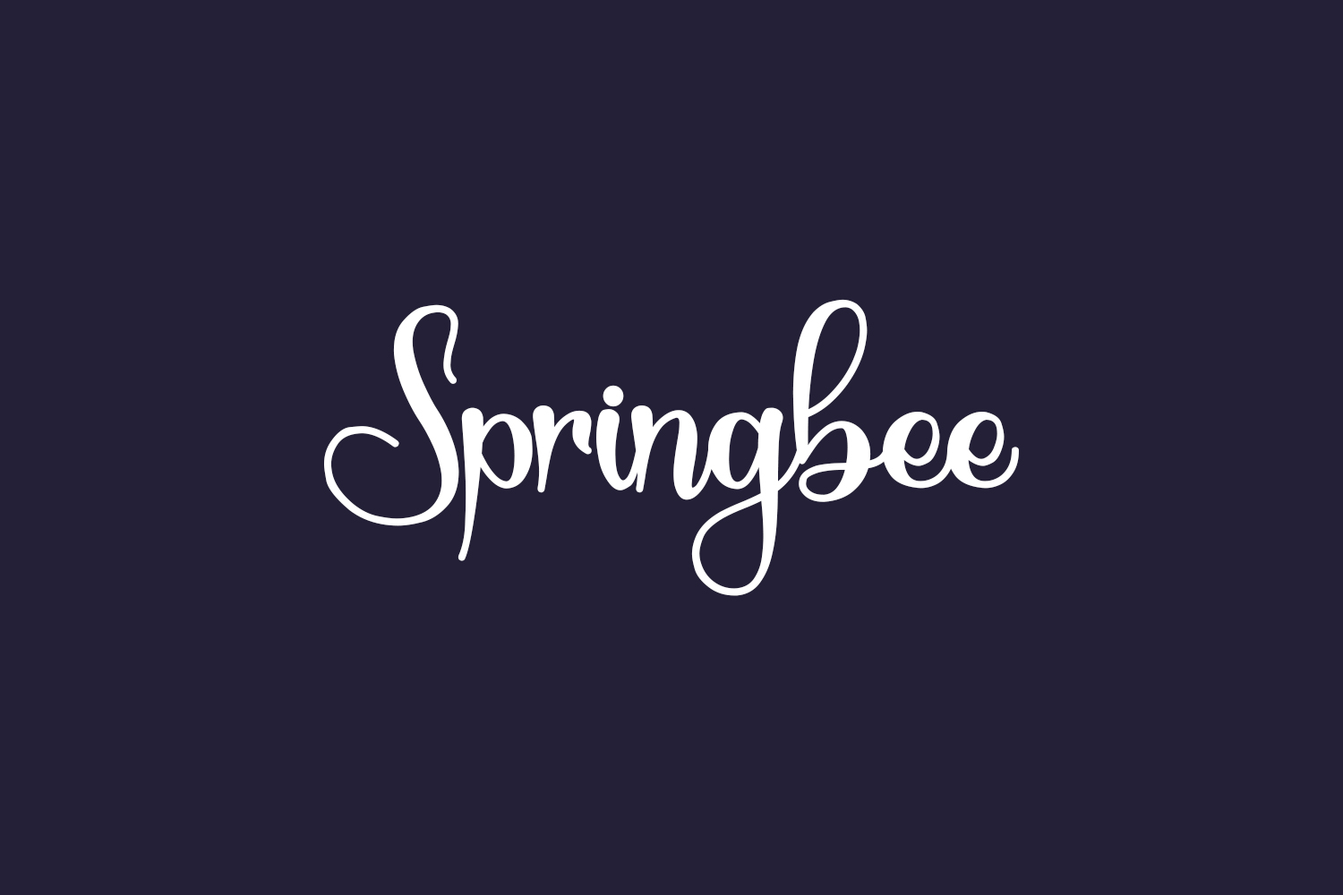 Springbee Free Font