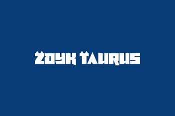 Zdyk Taurus Free Font