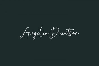 Angelia Devitson Free Font