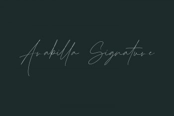 Arabilla Signature Free Font