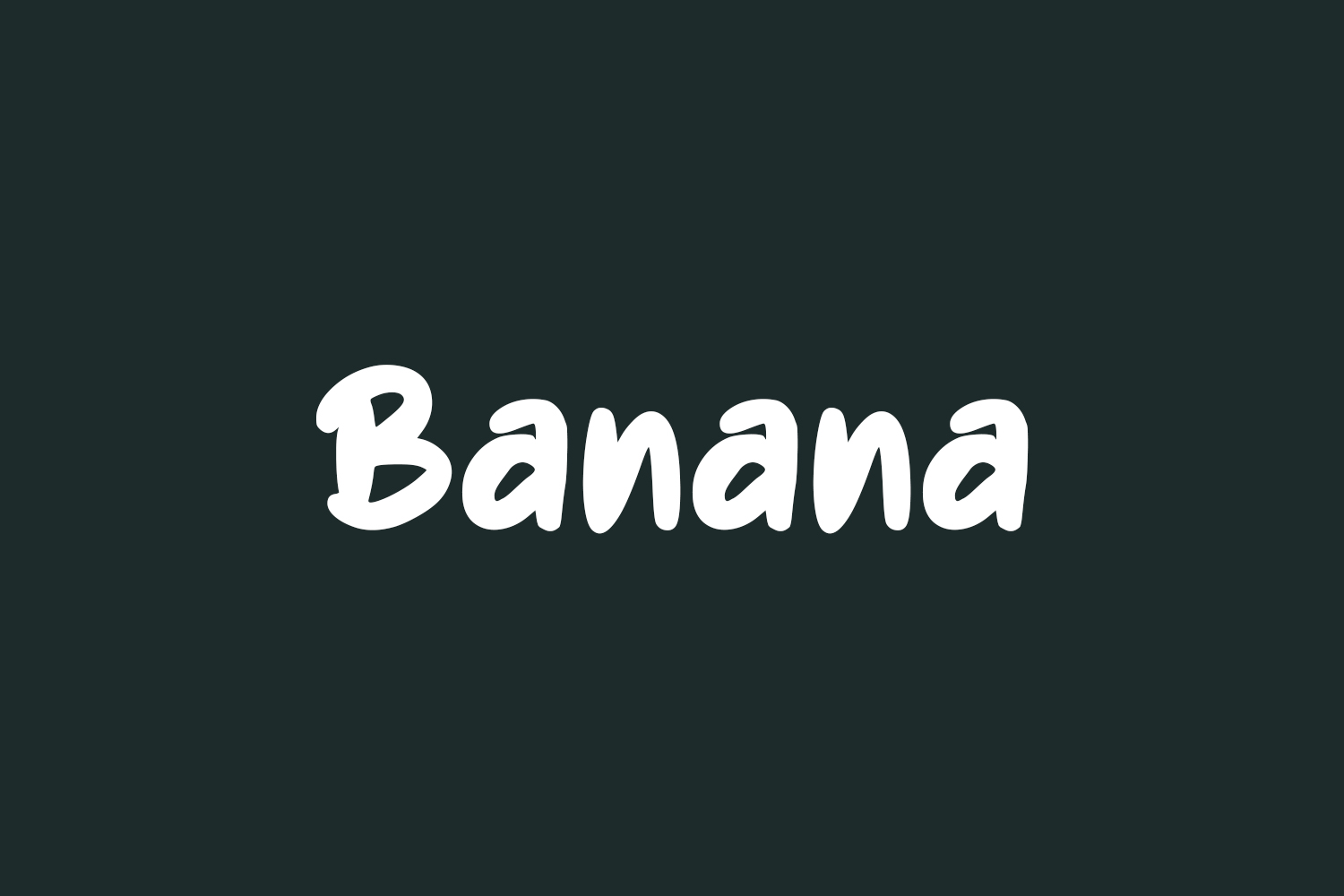 Banana Free Font