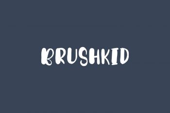 Brushkid Free Font