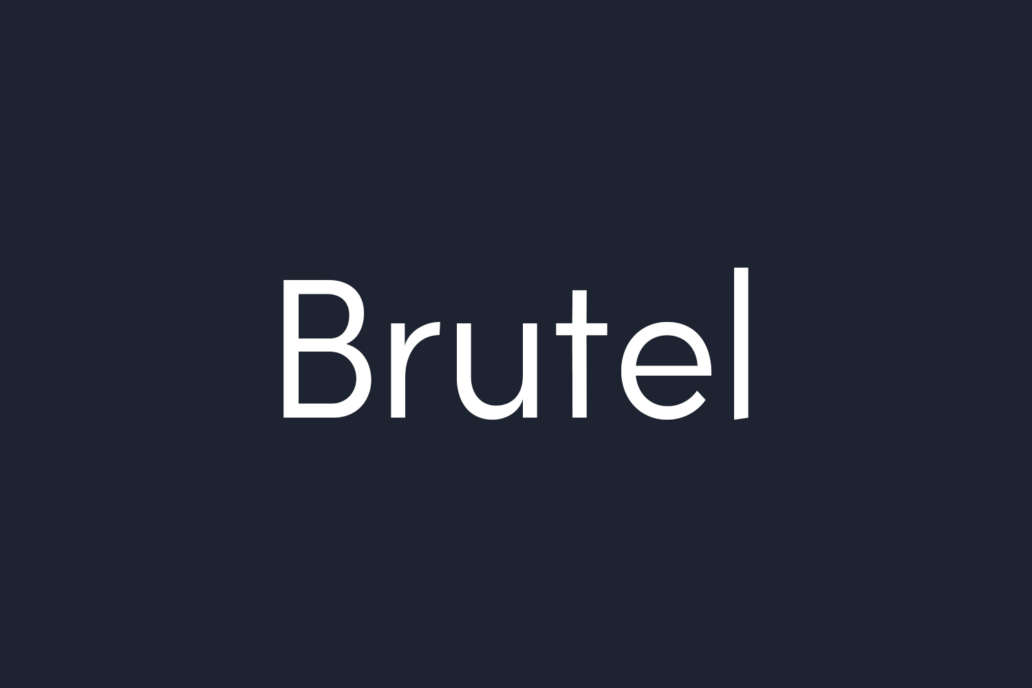 Brutel Free Font