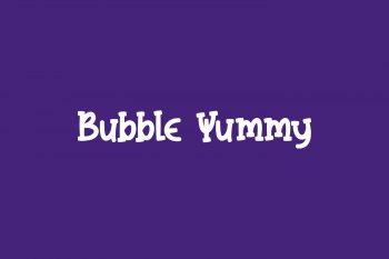 Bubble Yummy Free Font