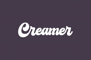 Creamer Free Font