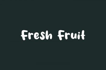Fresh Fruit Free Font