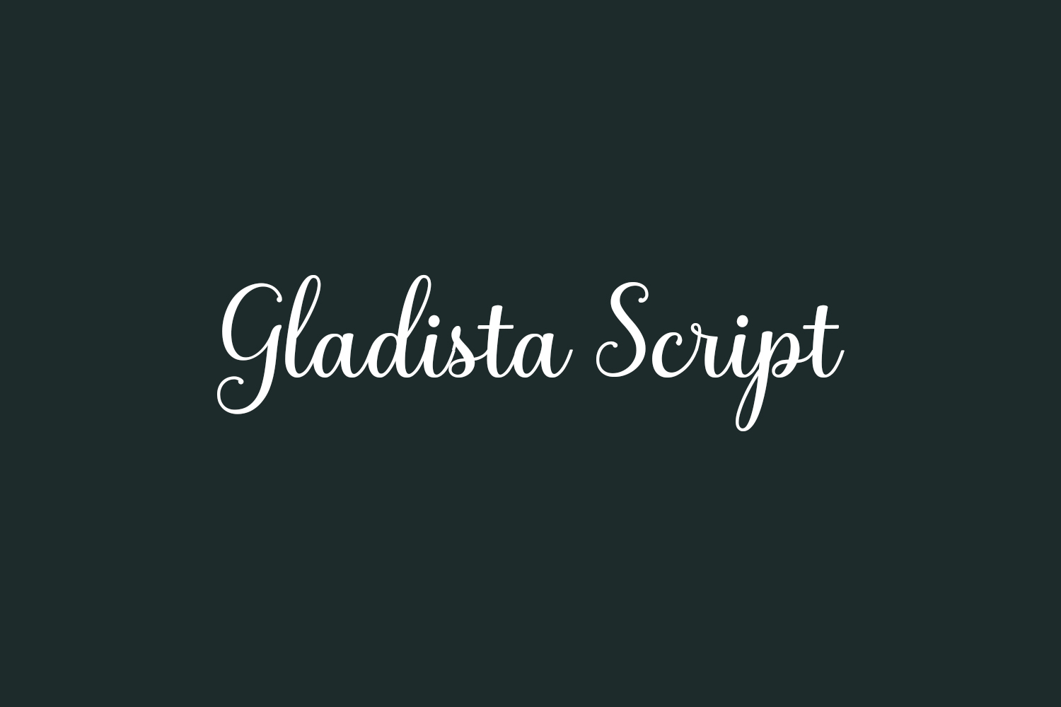 Gladista Script Free Font