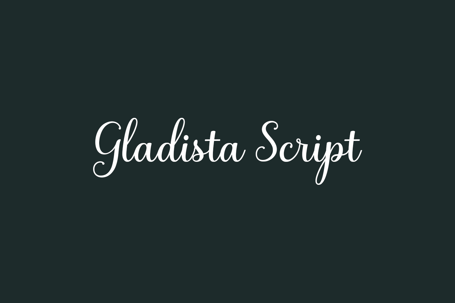 Gladista Script Free Font