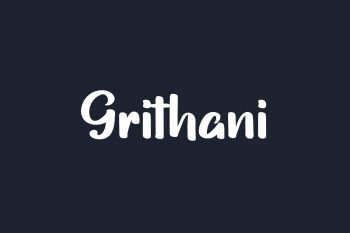 Grithani Free Font