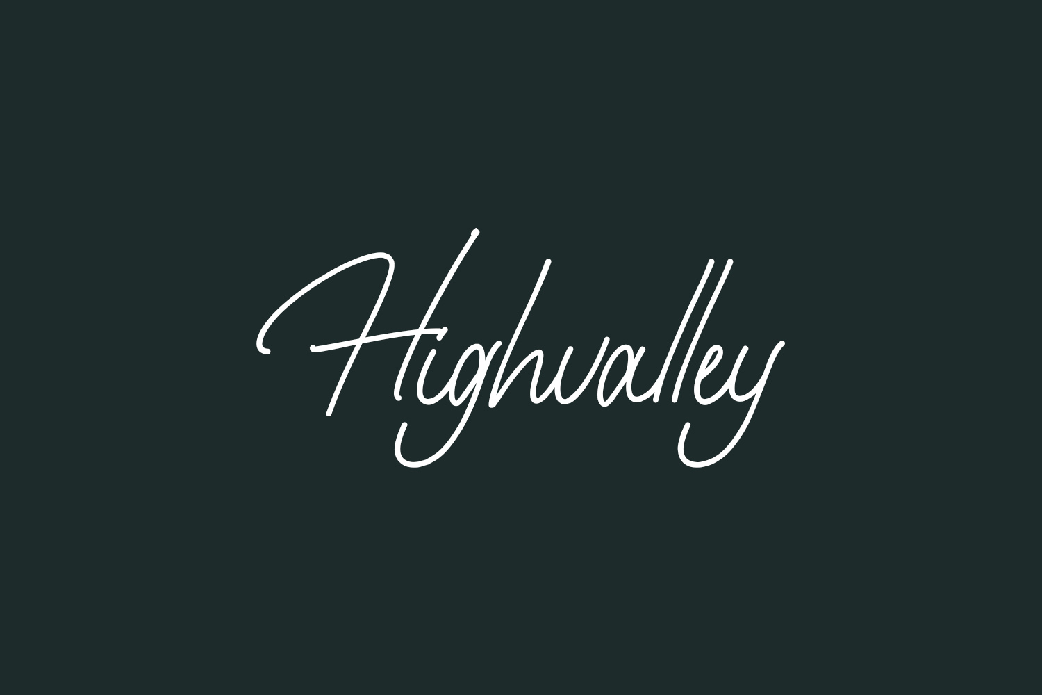 Highvalley Free Font