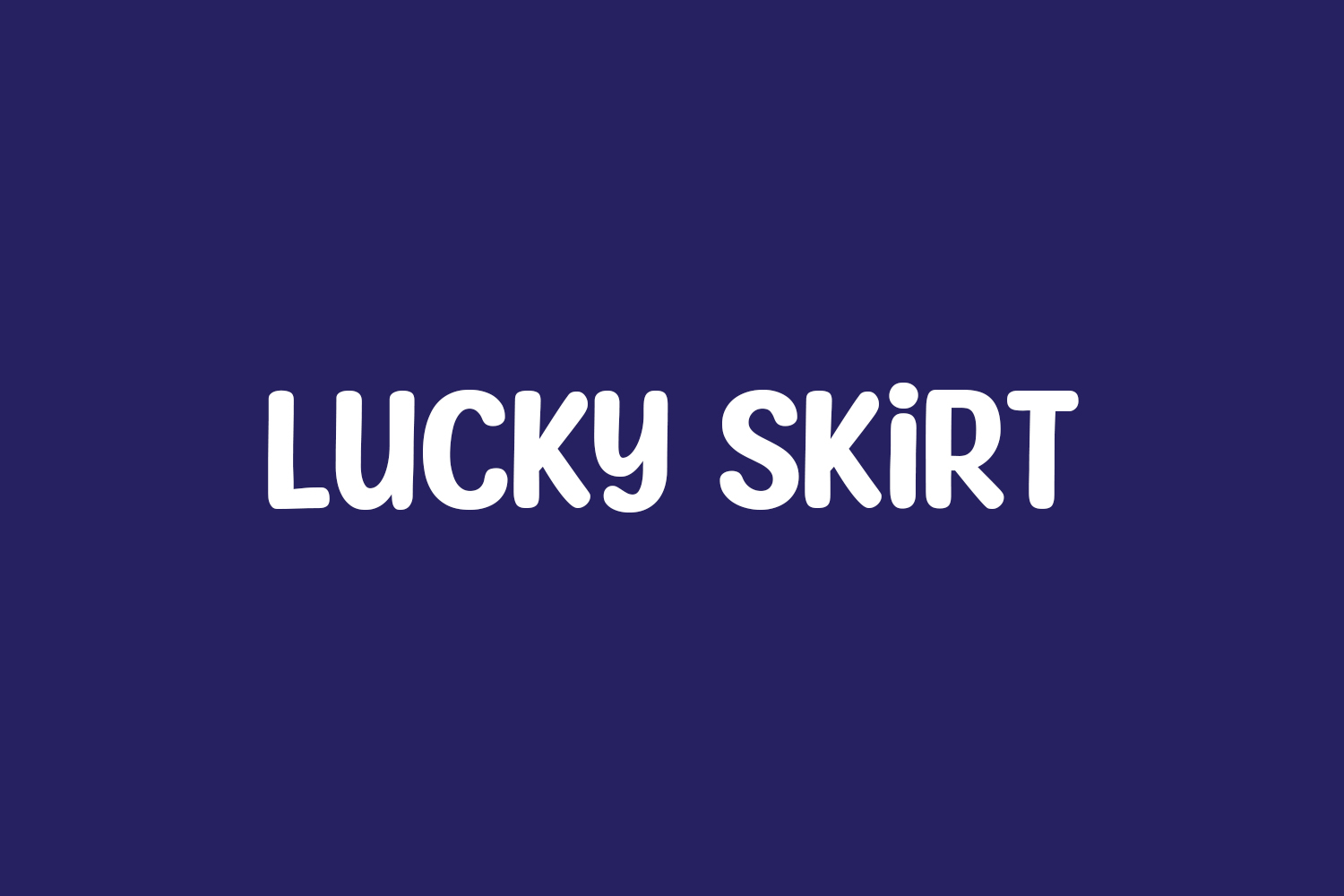 Lucky Skirt Free Font