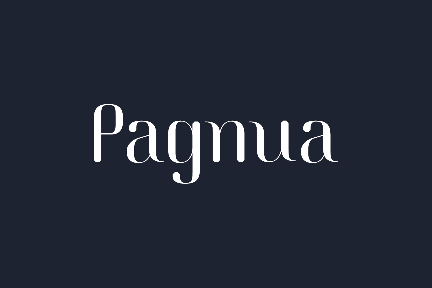 Pagnua Free Font