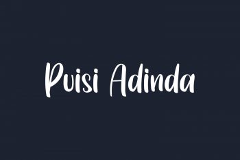 Puisi Adinda Free Font