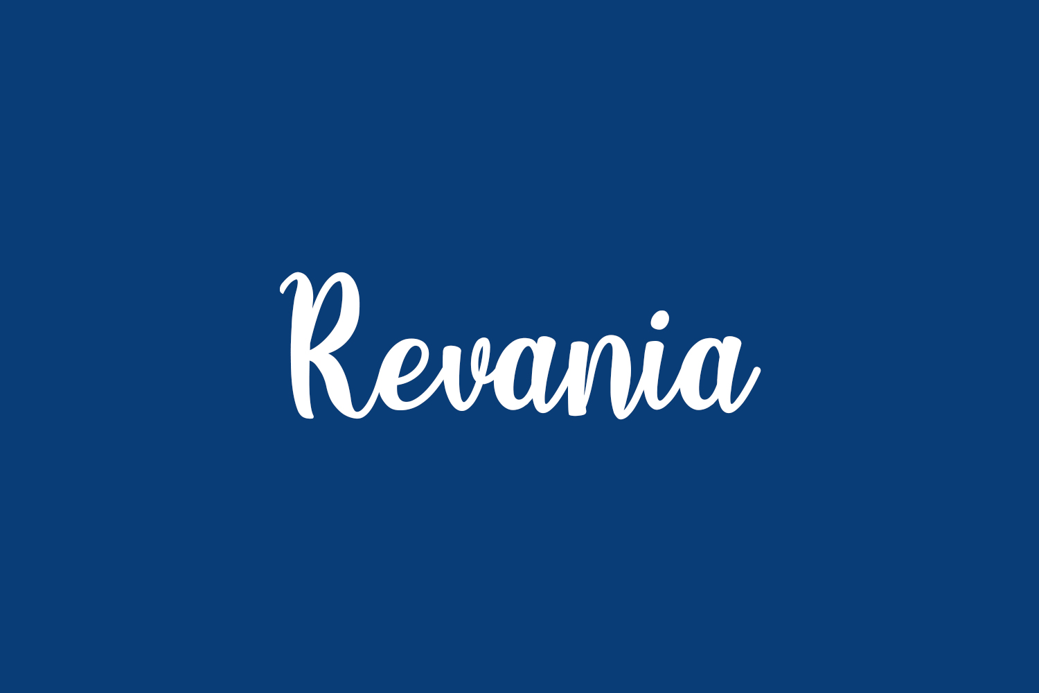 Revania Free Font