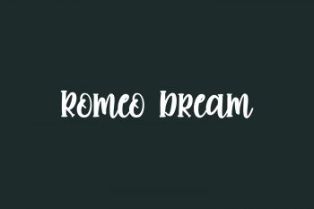 Romeo Dream Free Font