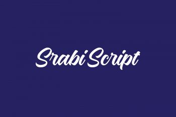 Srabi Script Free Font