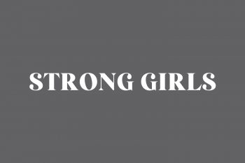 Strong Girls Free Font