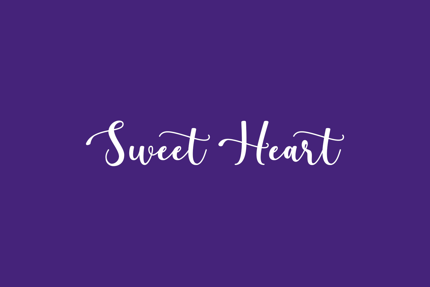 Sweet Heart Free Font