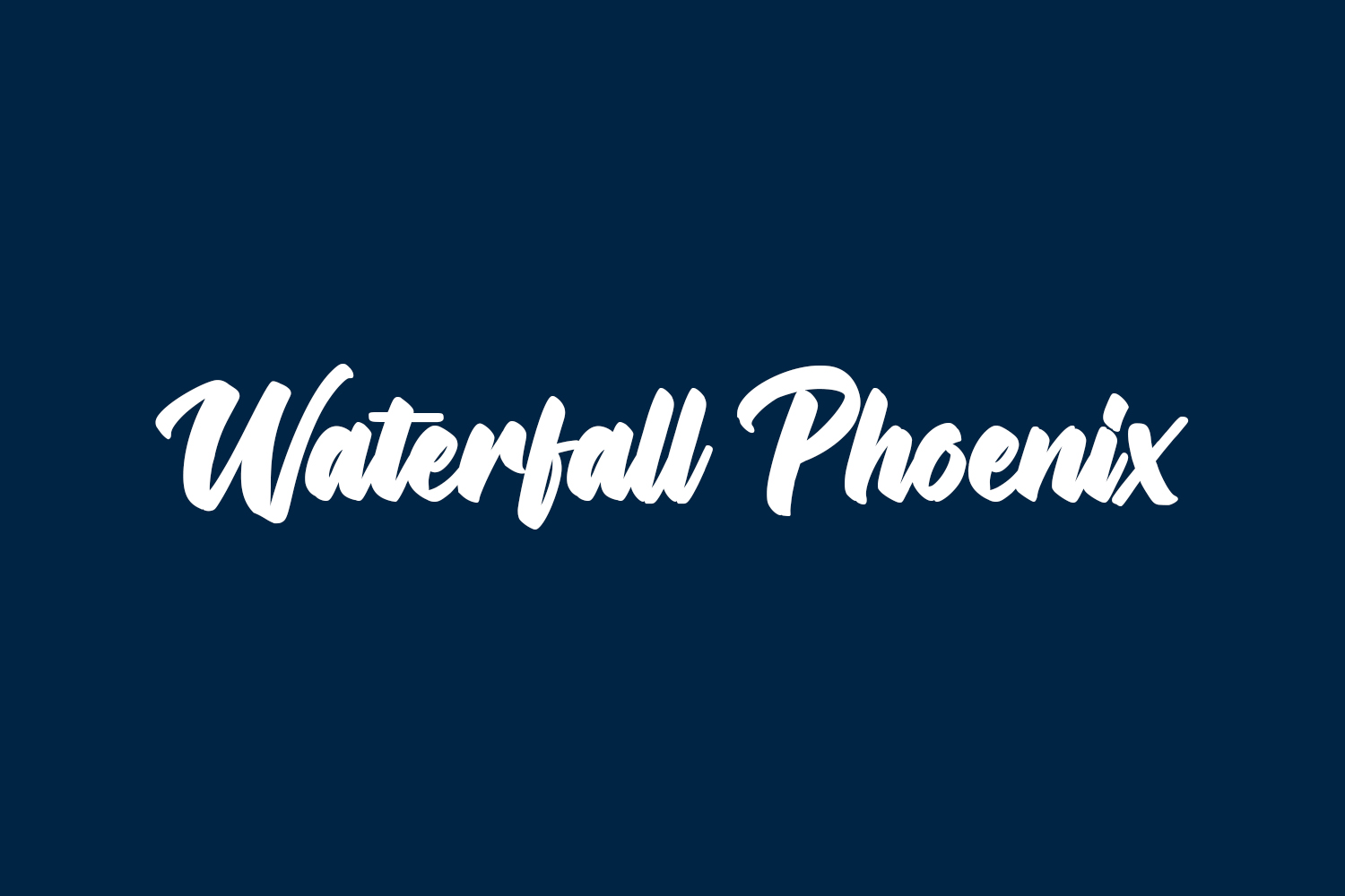 Waterfall Phoenix Free Fon