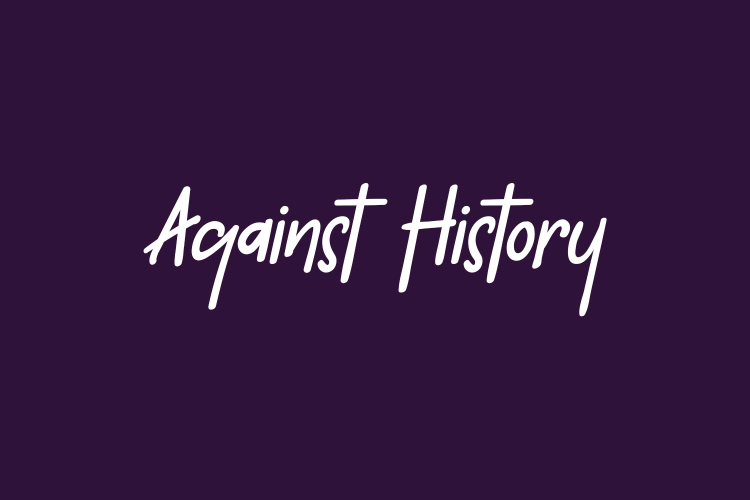 Against History Free Font