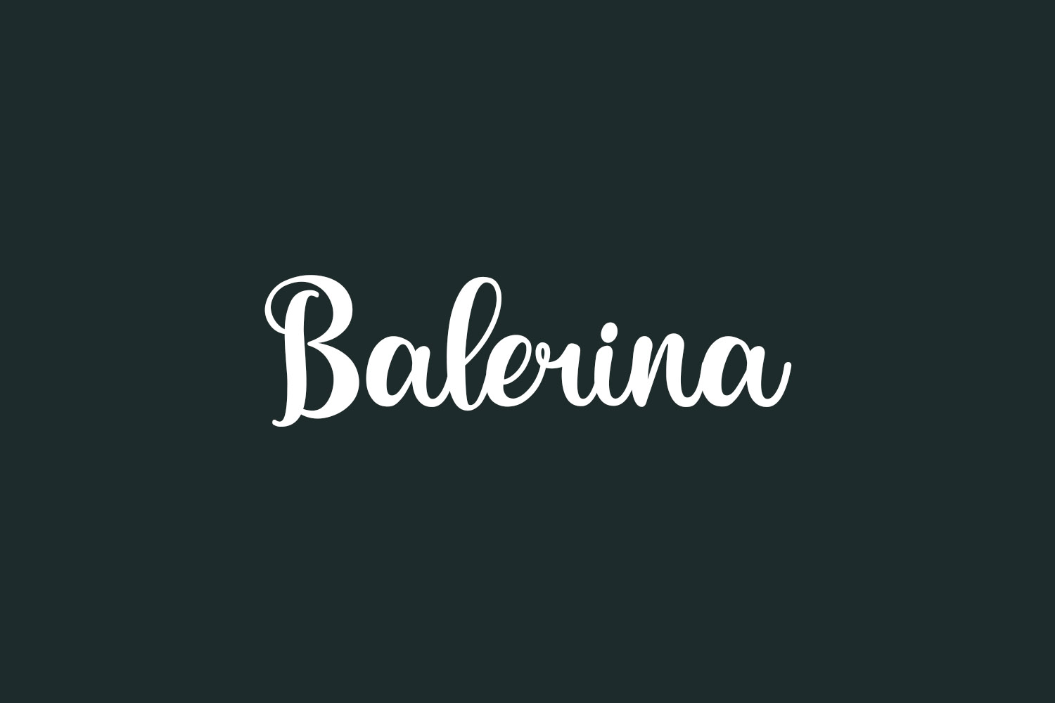 Balerina Free Font