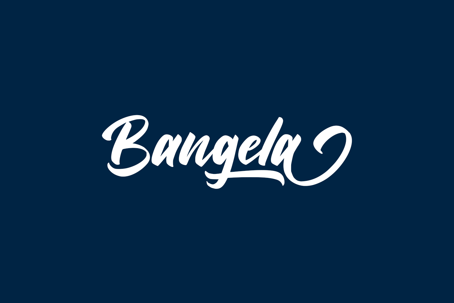 Bangela Free Font